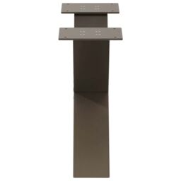 Berkfield Home Coffee Table Legs X-Shaped 2 pcs Natural Steel 50x(30-31) cm Steel in Brown - thumbnail 6
