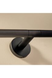 Cosmic Double Toilet Roll Holder, Chrome, Hidden fixings, Start Collection in Grey - thumbnail 3