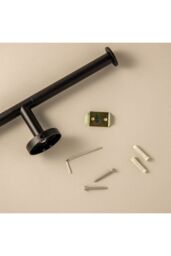 Cosmic Double Toilet Roll Holder, Chrome, Hidden fixings, Start Collection in Grey - thumbnail 4