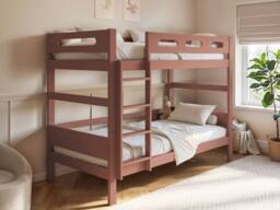Flair Elijah Detachable Wooden Bunk Bed in Pink - Size: Single - thumbnail 2