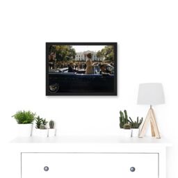 Artery8 Parade President John F Kennedy Emperor Haile Selassie Photo White House Artwork Framed Wall Art Print A4 in Black - thumbnail 2