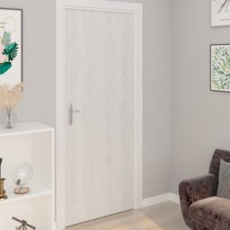 Berkfield Home Self-adhesive Door Films 4 pcs White Wood 210x90 cm PVC