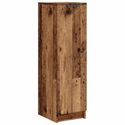 Berkfield Home Shoe Cabinet Old Wood 29.5x35x100.5 cm Engineered Wood in Brown - thumbnail 1