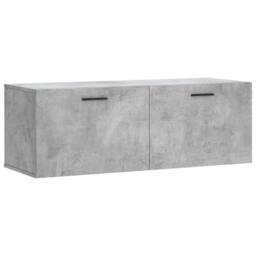 Berkfield Home Wall Cabinet Concrete Grey 100x36.5x35 cm Engineered Wood - thumbnail 3