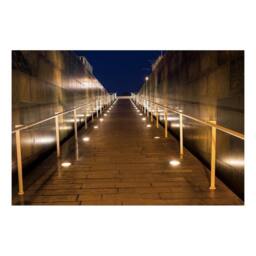 Netlighting DRIVE Outdoor Recessed Floor & Decking Steel IP67 18.6x24.7cm in Grey - Size: 18.6x24.7 cm - thumbnail 3