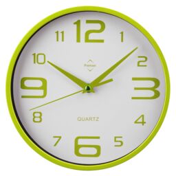 Orsina Plastic Sleek Rim Wall Clock in Green - thumbnail 1