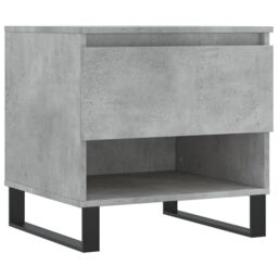 Berkfield Home Coffee Tables 2 pcs Concrete Grey 50x46x50 cm Engineered Wood - Size: 50 x 46 x 50 cm - thumbnail 5