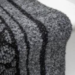 runrug Stair Runner Carpet - Durable Tuft, Non-Slip, 7.2mm - 'Cork' in Grey - Size: 66 cm x 480 cm - thumbnail 2