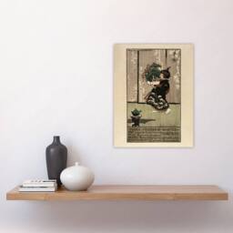 "Artery8 Helen Hyde Three Friends of Winter Tree List Wall Art Print - Size: W12"" x H16""" - thumbnail 4