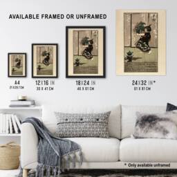 "Artery8 Helen Hyde Three Friends of Winter Tree List Wall Art Print - Size: W12"" x H16""" - thumbnail 3