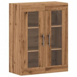 Berkfield Home Sideboard Artisan Oak 69.5x34x90 cm Engineered Wood in Brown - thumbnail 2