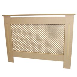 Monstershop Radiator Cover MDF Unfinished 1115mm in Light Brown