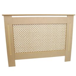 Monstershop Radiator Cover MDF Unfinished 1115mm in Light Brown - thumbnail 3