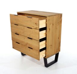 Core Products Texas 4 Drawer Chest in Light Brown - thumbnail 4