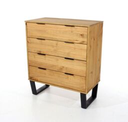 Core Products Texas 4 Drawer Chest in Light Brown - thumbnail 2
