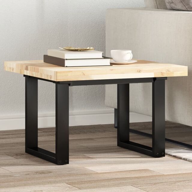 Berkfield Home Table Top Square 60x60x4 cm Solid Wood Acacia in Brown - Size: 60 x 60 x 4 cm - image 1