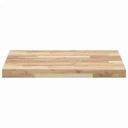 Berkfield Home Table Top Square 60x60x4 cm Solid Wood Acacia in Brown - Size: 60 x 60 x 4 cm - thumbnail 4