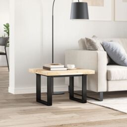 Berkfield Home Table Top Square 60x60x4 cm Solid Wood Acacia in Brown - Size: 60 x 60 x 4 cm - thumbnail 3