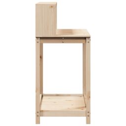 Berkfield Home Potting Table with Shelves 108x50x109.5 cm Solid Wood Pine in Brown - thumbnail 6