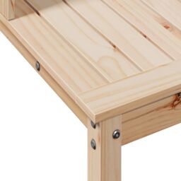 Berkfield Home Potting Table with Shelves 108x50x109.5 cm Solid Wood Pine in Brown - thumbnail 8