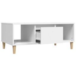 Berkfield Home Coffee Table White 90x50x36, 5 cm Engineered Wood - thumbnail 6