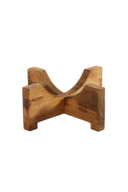 KDMD Wooden Stand for Gold Pot 7cm 3 Pack in Brown - image 1