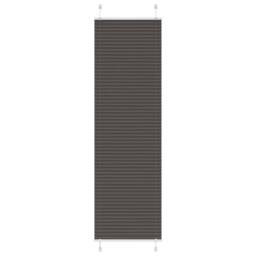 Berkfield Home Pleated Blind Black 65x200 cm Fabric Width 64.4 cm Polyester - thumbnail 2