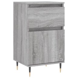 Berkfield Home Sideboards 2 pcs Grey Sonoma 40x35x70 cm Engineered Wood - Size: 40 x 35 x 70 cm - thumbnail 5