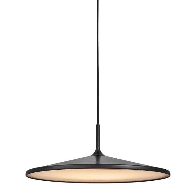 Nordlux Modern Indoor Pendant Light Black Metal Sensor Intergrated LED Solar 3-Level Dimming - Mains Powered, IP20 - image 1