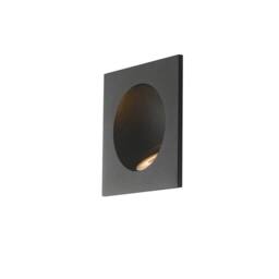 Netlighting ONYX Outdoor LED Recessed Wall Light Black IP54 144lm 4000K 9x9x4cm - Size: 9 x 9 x 4 cm - thumbnail 2