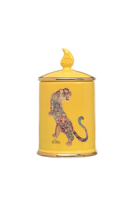 Etro Ceramic Tiger Yellow Candle 500g