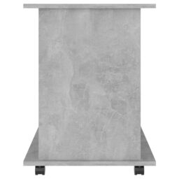 Berkfield Home Rolling Cabinet Concrete Grey 60x45x60 cm Engineered Wood - Size: 60 x 45 x 60 cm - thumbnail 5