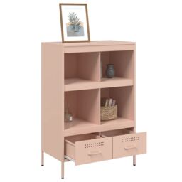 Berkfield Home Highboard Pink 68x39x101.5 cm Steel - thumbnail 5