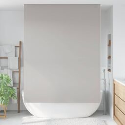 Berkfield Home Shower Roller Blind 150x240 cm Fabric Width 146 cm in Grey - thumbnail 2