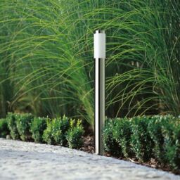 CGC Lighting 'Aster' Stainless Steel 1M Outdoor Post Light in Silver - thumbnail 3
