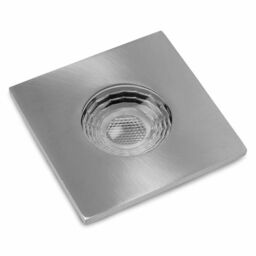 SE Home 4 PACK - Brushed Chrome GU10 Square Fire Rated Downlight - IP65 in Silver - thumbnail 2