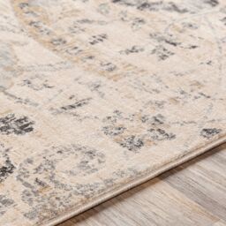 Livabliss Indigo-Vintage Beige Grey Black Off-White Traditional Floral Boho Living Rug - Size: 160 cm x 220 cm - thumbnail 3