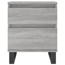 Berkfield Home Bedside Cabinets 2 pcs Grey Sonoma 40x35x50 cm Engineered Wood - Size: 40 x 35 x 50 cm - thumbnail 6