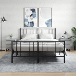 Berkfield Home Bedside Cabinets 2 pcs Grey Sonoma 40x35x50 cm Engineered Wood - Size: 40 x 35 x 50 cm - thumbnail 1