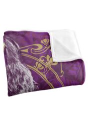 Janis Joplin Janis Gold Framed Silky Touch Super Soft Throw Blanket 152 X 127 cm in White - thumbnail 3