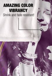 Janis Joplin Janis Gold Framed Silky Touch Super Soft Throw Blanket 152 X 127 cm in White - thumbnail 4