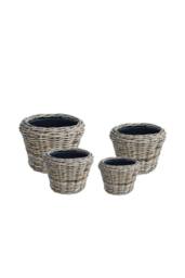 KDMD Drypot Split Rattan Baskets Set of 4 in Natural - thumbnail 2