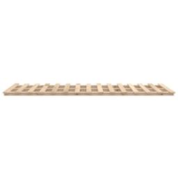 Berkfield Home Beautiful Bed Frame 75x190 cm Small Single Solid Wood Pine in Natural - thumbnail 6