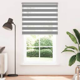 Berkfield Home Zebra Blind 120 x 230 cm Grey - thumbnail 2