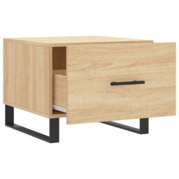 Berkfield Home Coffee Tables 2 pcs Sonoma Oak 50x50x40 cm Engineered Wood in Brown - Size: 50 x 50 x 40 cm - thumbnail 7