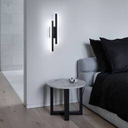 Pheashine Black 40cm Linear Dimmable LED Wall Light 16W 3000K-6500K Acrylic - thumbnail 8
