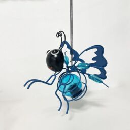 Leaper Garden Decoration Hanging Luminous Simulation Insect Ornament in Blue - thumbnail 7