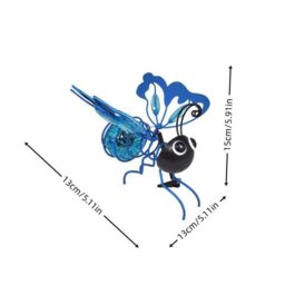 Leaper Garden Decoration Hanging Luminous Simulation Insect Ornament in Blue - thumbnail 4