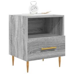 Berkfield Home Modern Bedside Cabinets 2 pcs Grey Sonoma 40x35x47.5 cm Engineere - thumbnail 4