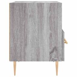 Berkfield Home Modern Bedside Cabinets 2 pcs Grey Sonoma 40x35x47.5 cm Engineere - thumbnail 8